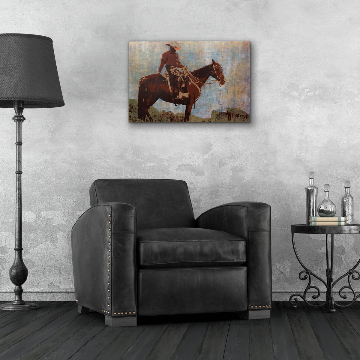Epic Art 'Western Moment' by Maura Allen, Acrylic Glass Wall Art,24x16