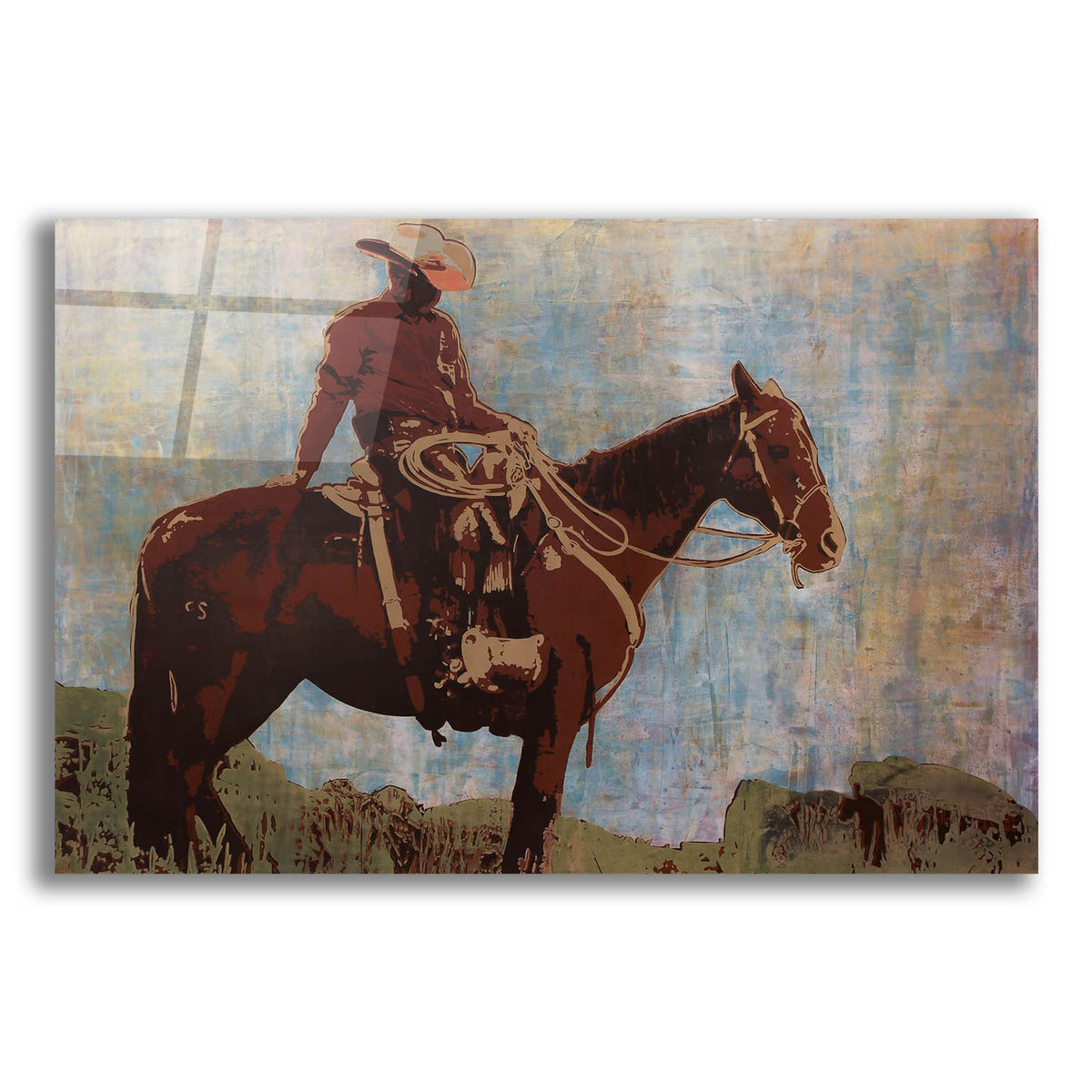 Epic Art 'Western Moment' by Maura Allen, Acrylic Glass Wall Art