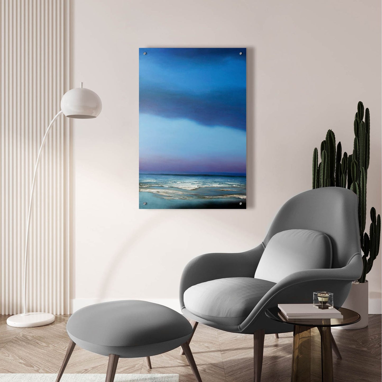 Epic Art 'Blue Symphony' by Michael Mote, Acrylic Glass Wall Art,24x36