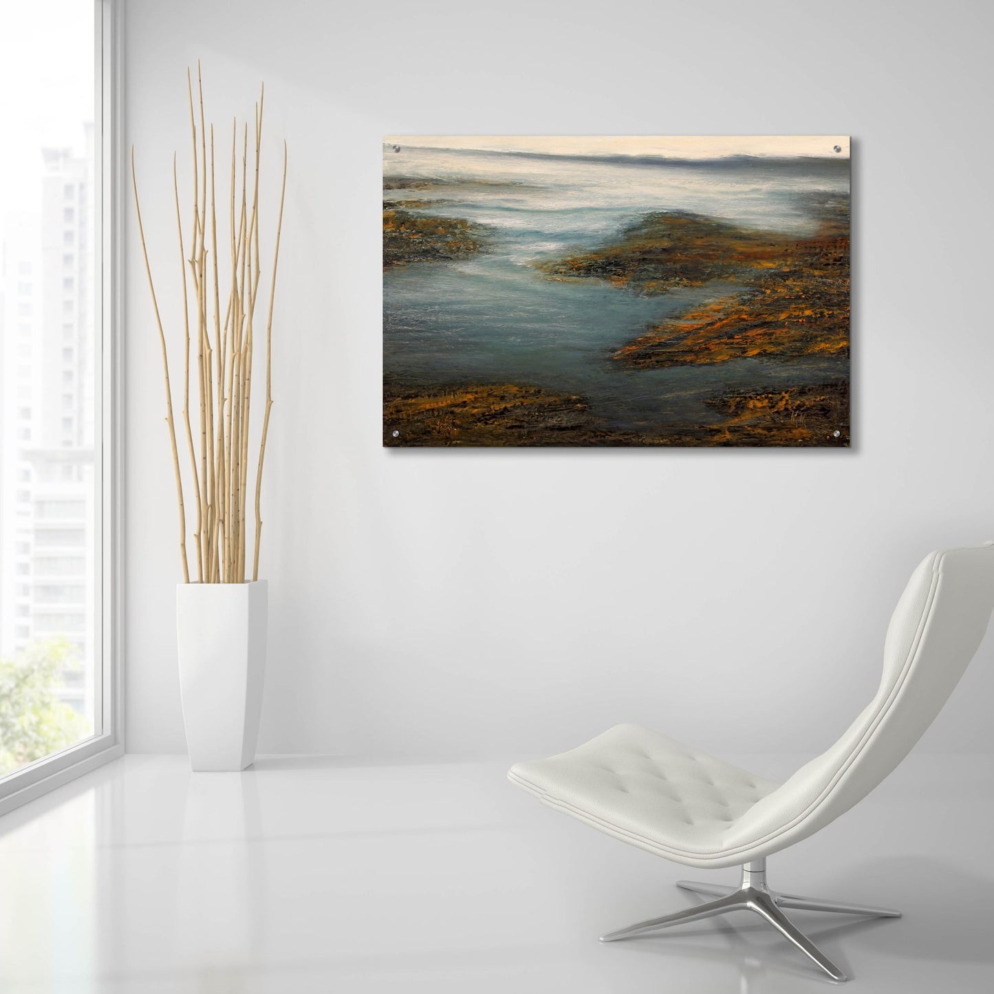 Epic Art 'Rocky Cove' by Michael Mote, Acrylic Glass Wall Art,36x24