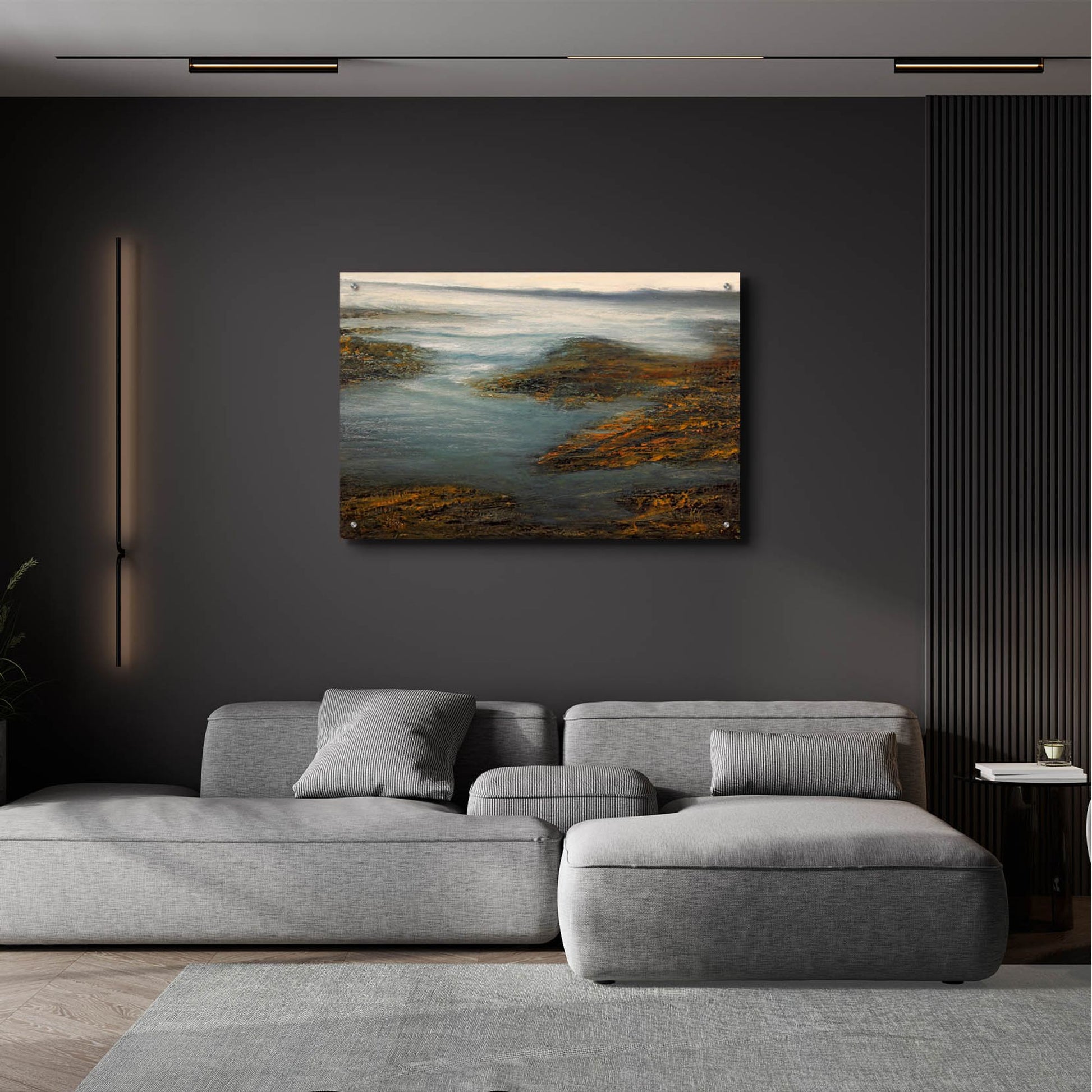 Epic Art 'Rocky Cove' by Michael Mote, Acrylic Glass Wall Art,36x24