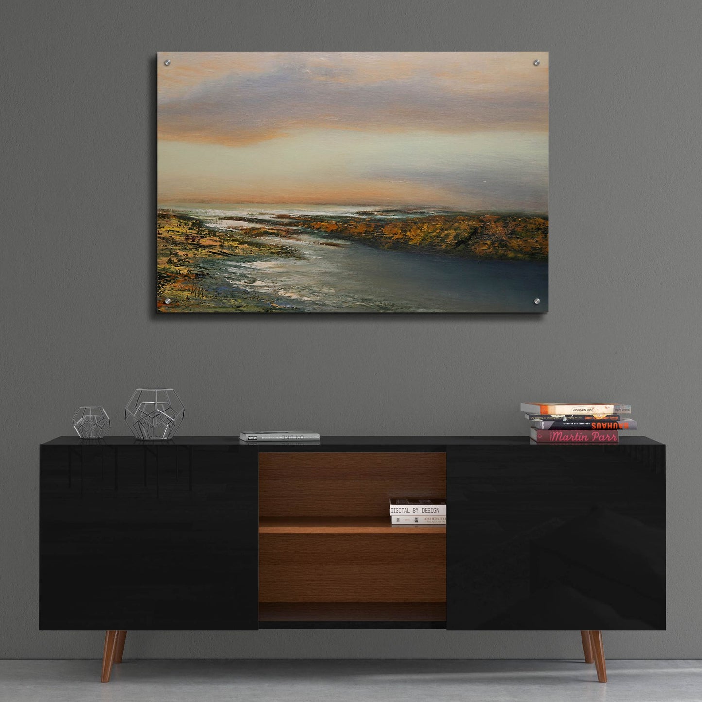 Epic Art 'Sunset Waters' by Michael Mote, Acrylic Glass Wall Art,36x24