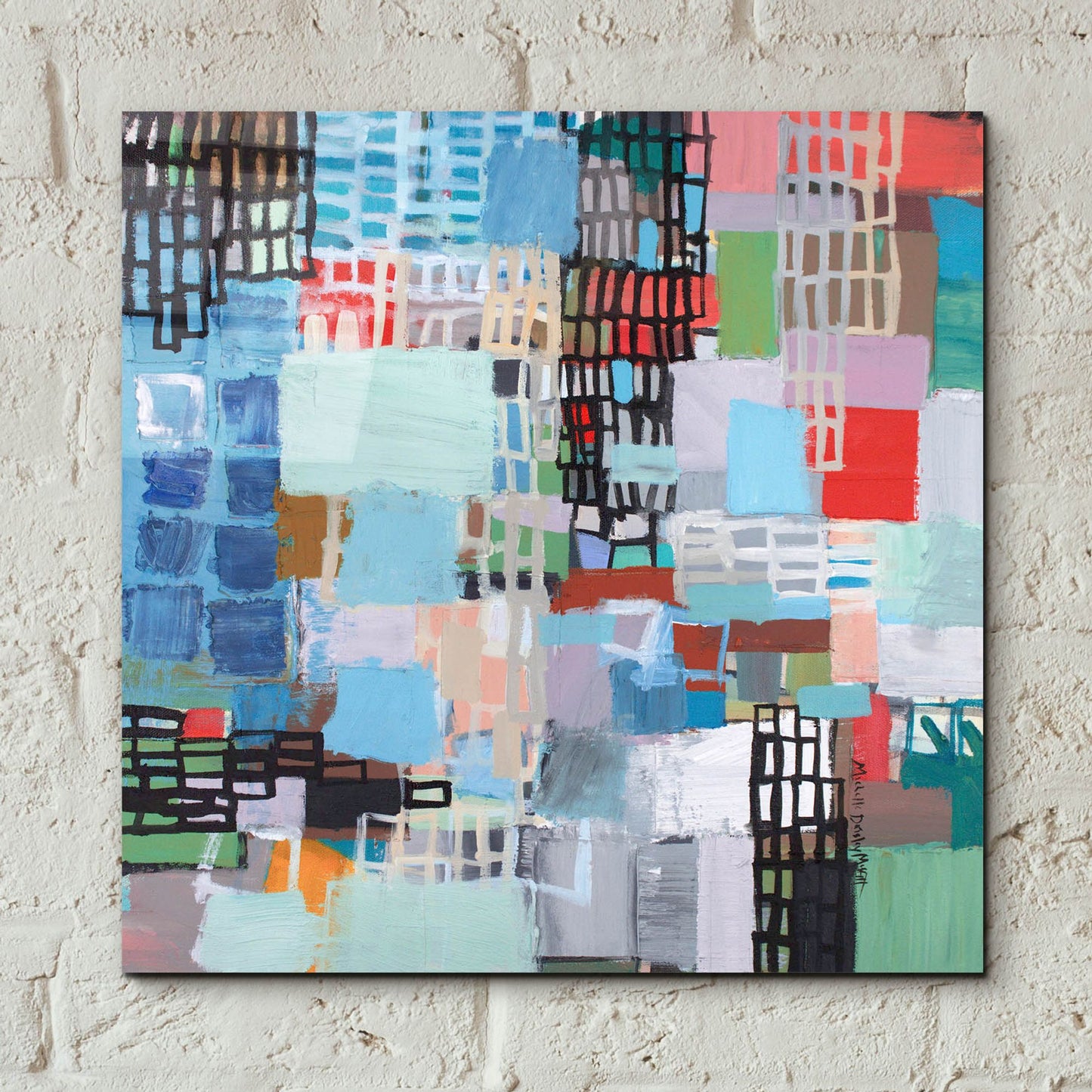 Epic Art 'Within The Other' by Michelle Daisley Moffitt, Acrylic Glass Wall Art,12x12