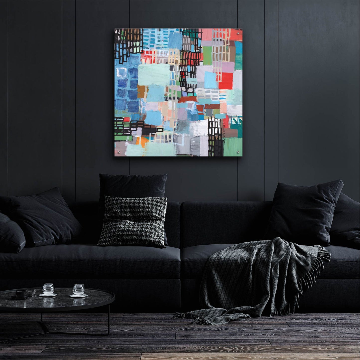 Epic Art 'Within The Other' by Michelle Daisley Moffitt, Acrylic Glass Wall Art,36x36