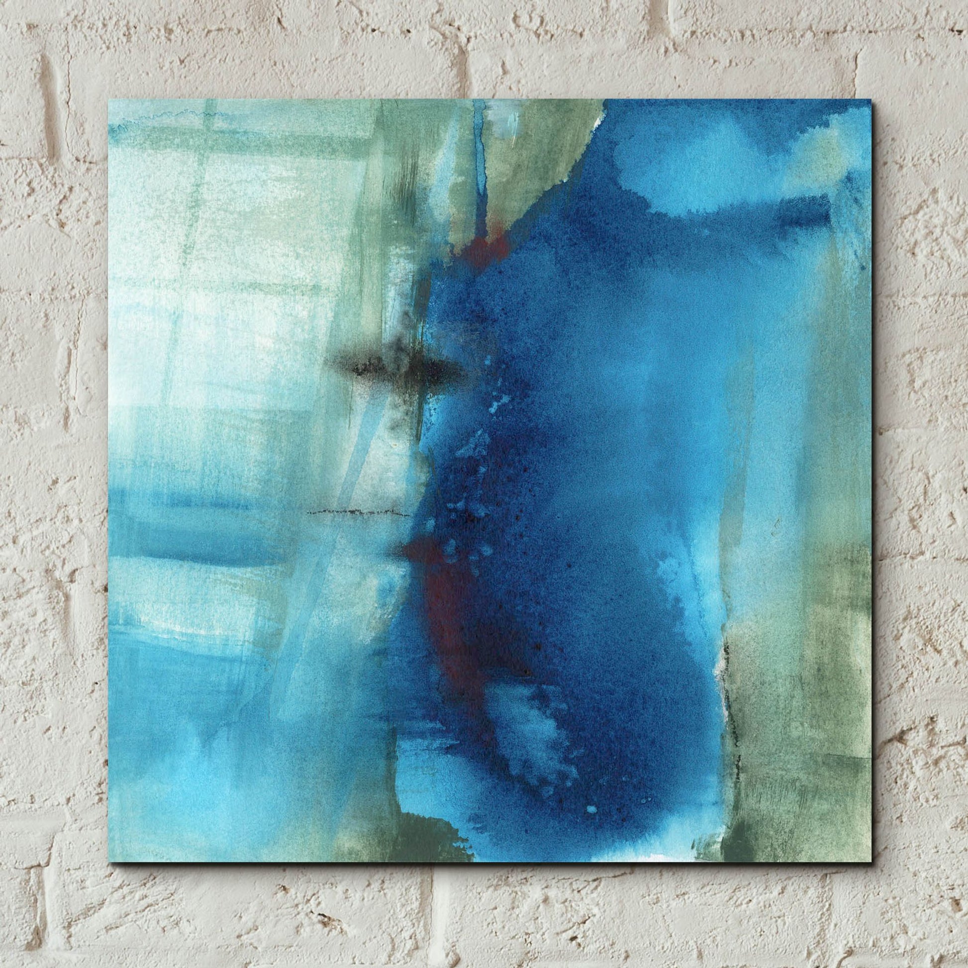 Epic Art 'Another World I' by Michelle Oppenheimer, Acrylic Glass Wall Art,12x12