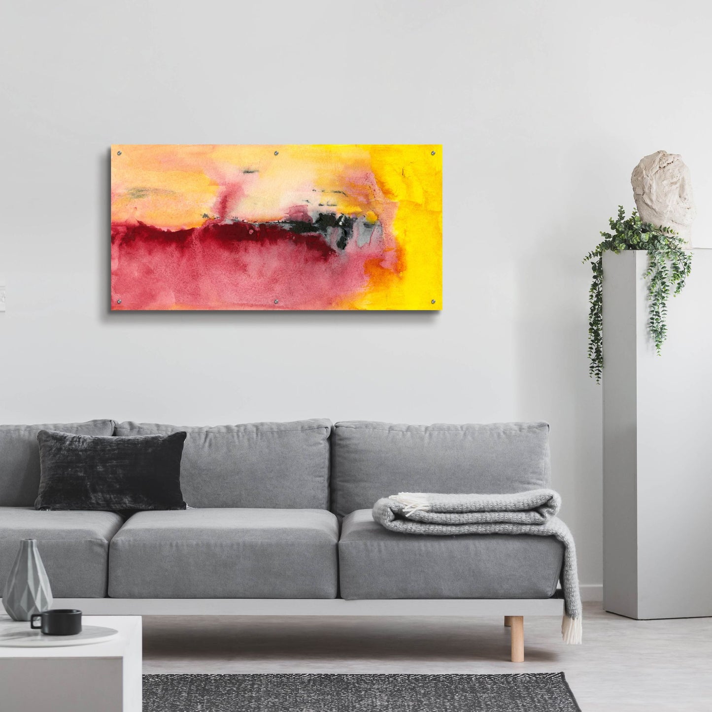 Epic Art 'A Dream Within A Dream' by Michelle Oppenheimer, Acrylic Glass Wall Art,48x24