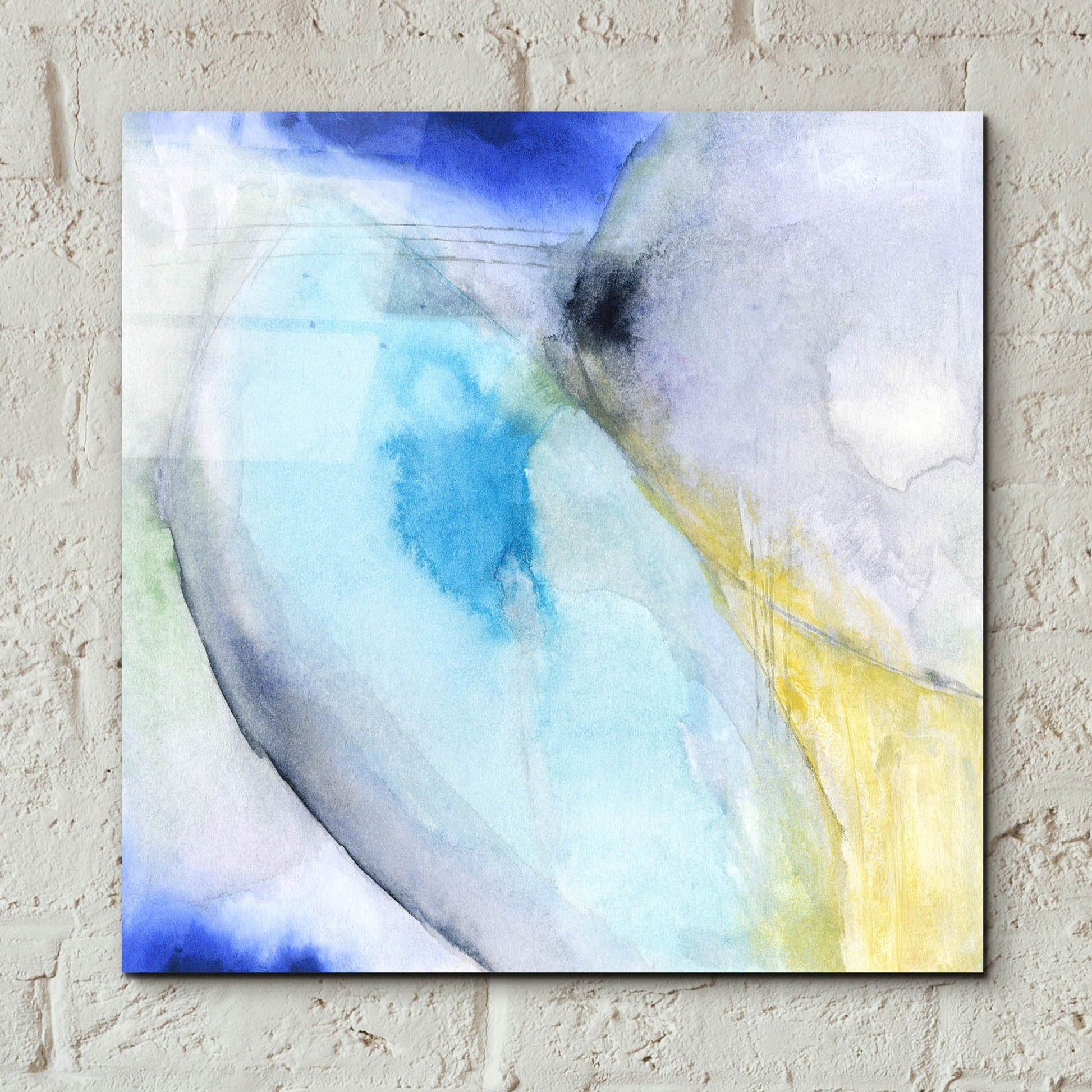 Epic Art 'Of The Brighter Cold Moon' by Michelle Oppenheimer, Acrylic Glass Wall Art,12x12