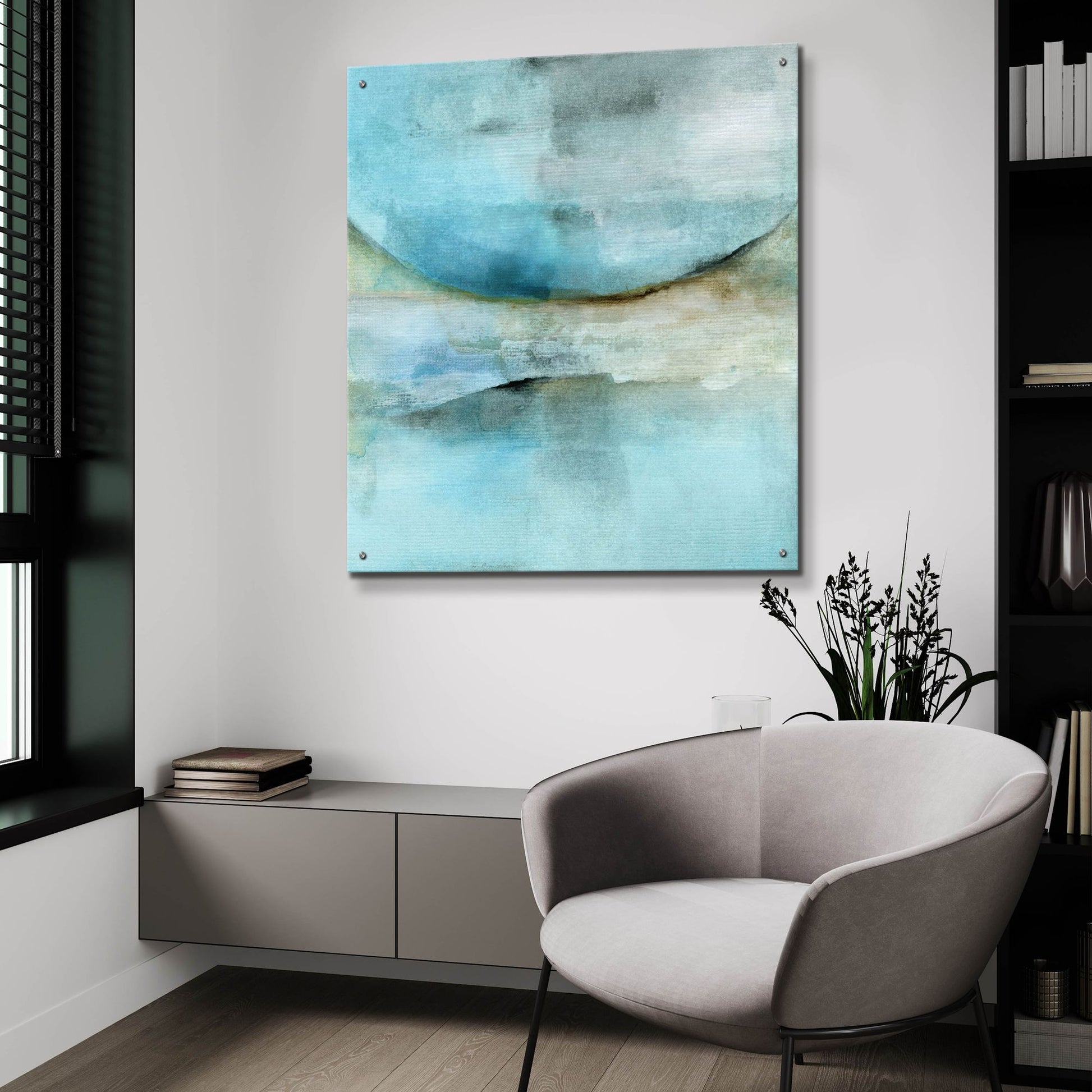 Epic Art 'There Is Another Sky' by Michelle Oppenheimer, Acrylic Glass Wall Art,36x36