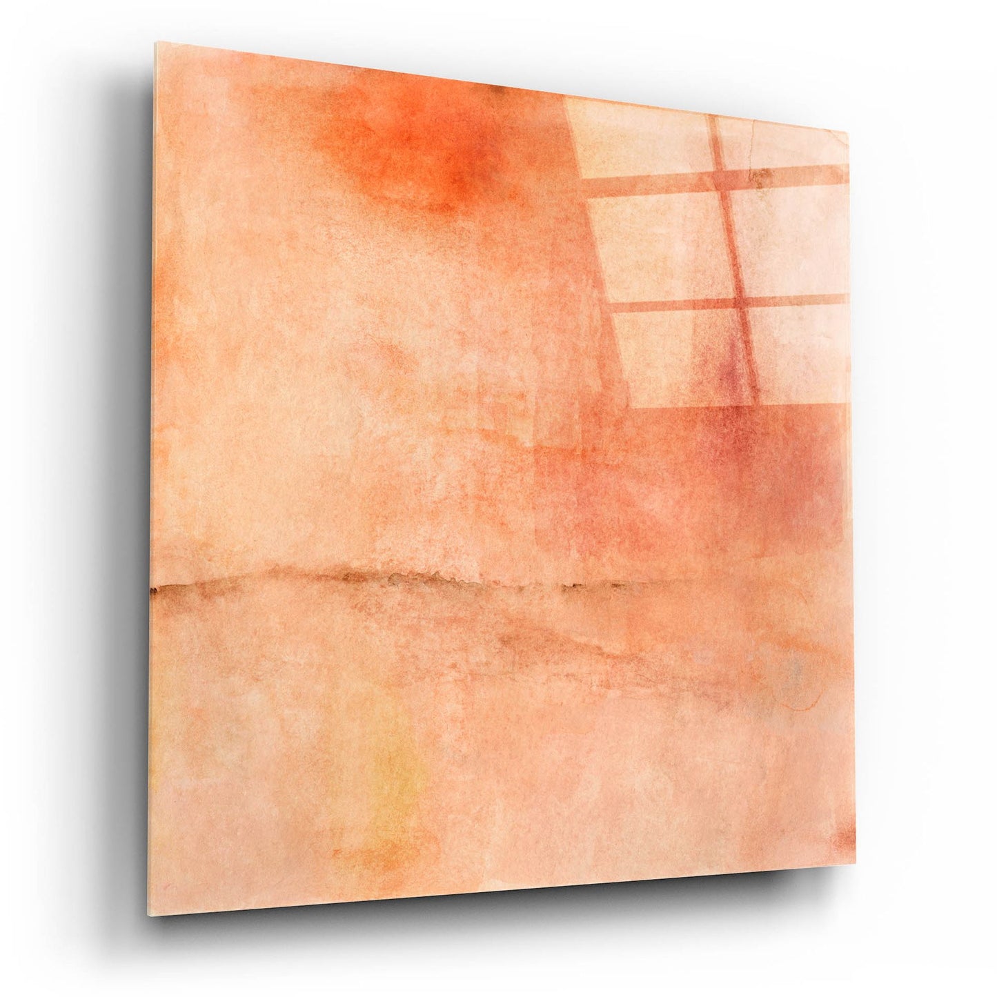 Epic Art 'Autumn Tint Of Gold' by Michelle Oppenheimer, Acrylic Glass Wall Art,12x12