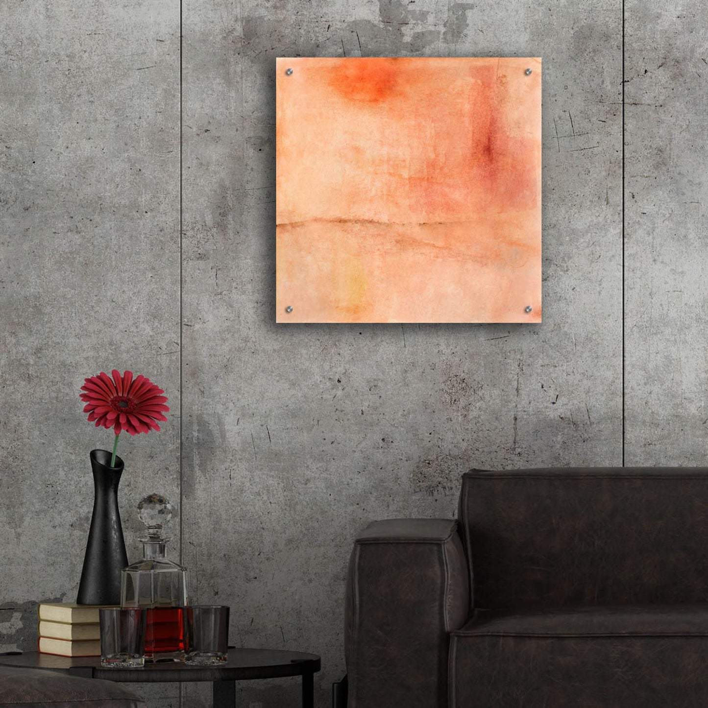 Epic Art 'Autumn Tint Of Gold' by Michelle Oppenheimer, Acrylic Glass Wall Art,24x24