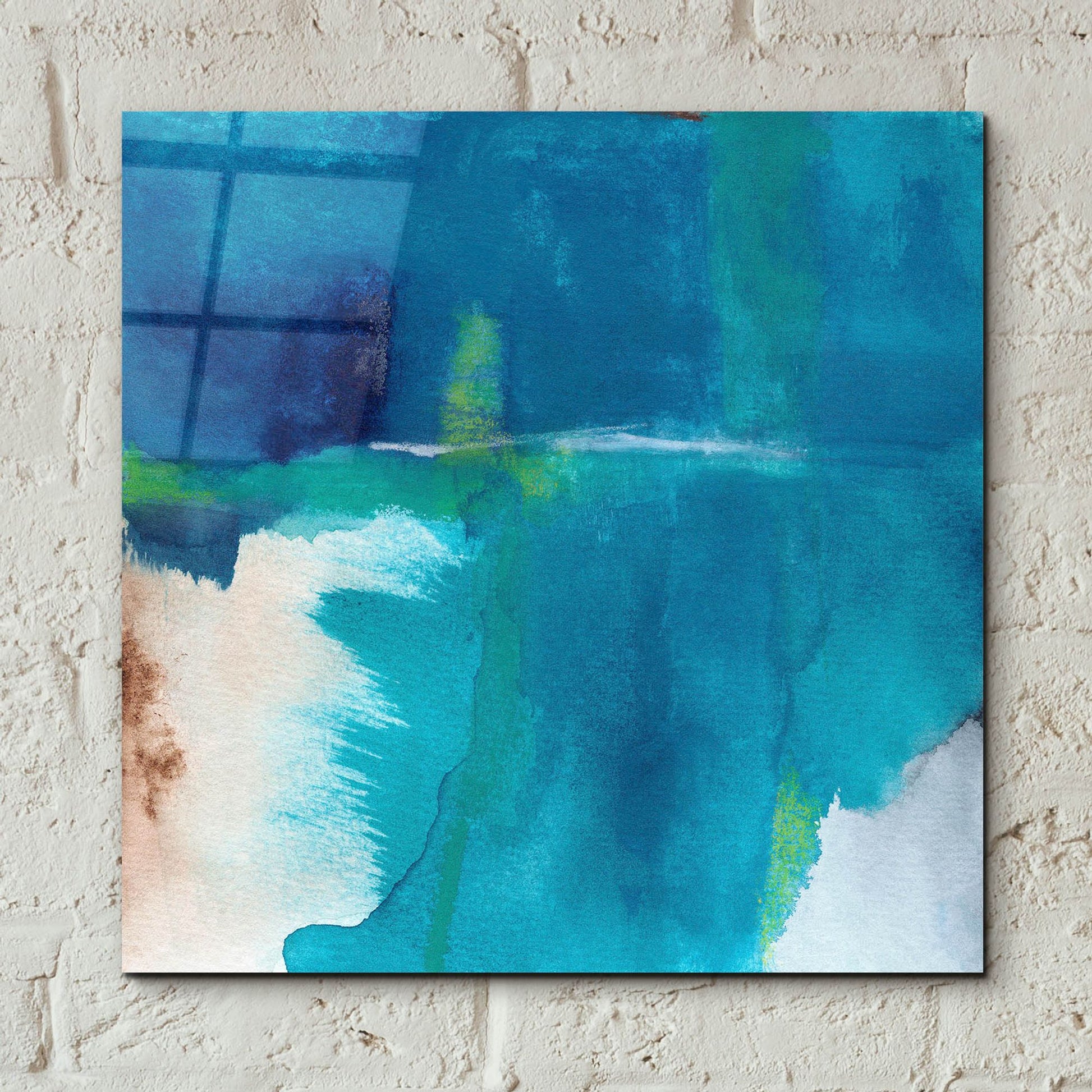 Epic Art 'Momentum' by Michelle Oppenheimer, Acrylic Glass Wall Art,12x12