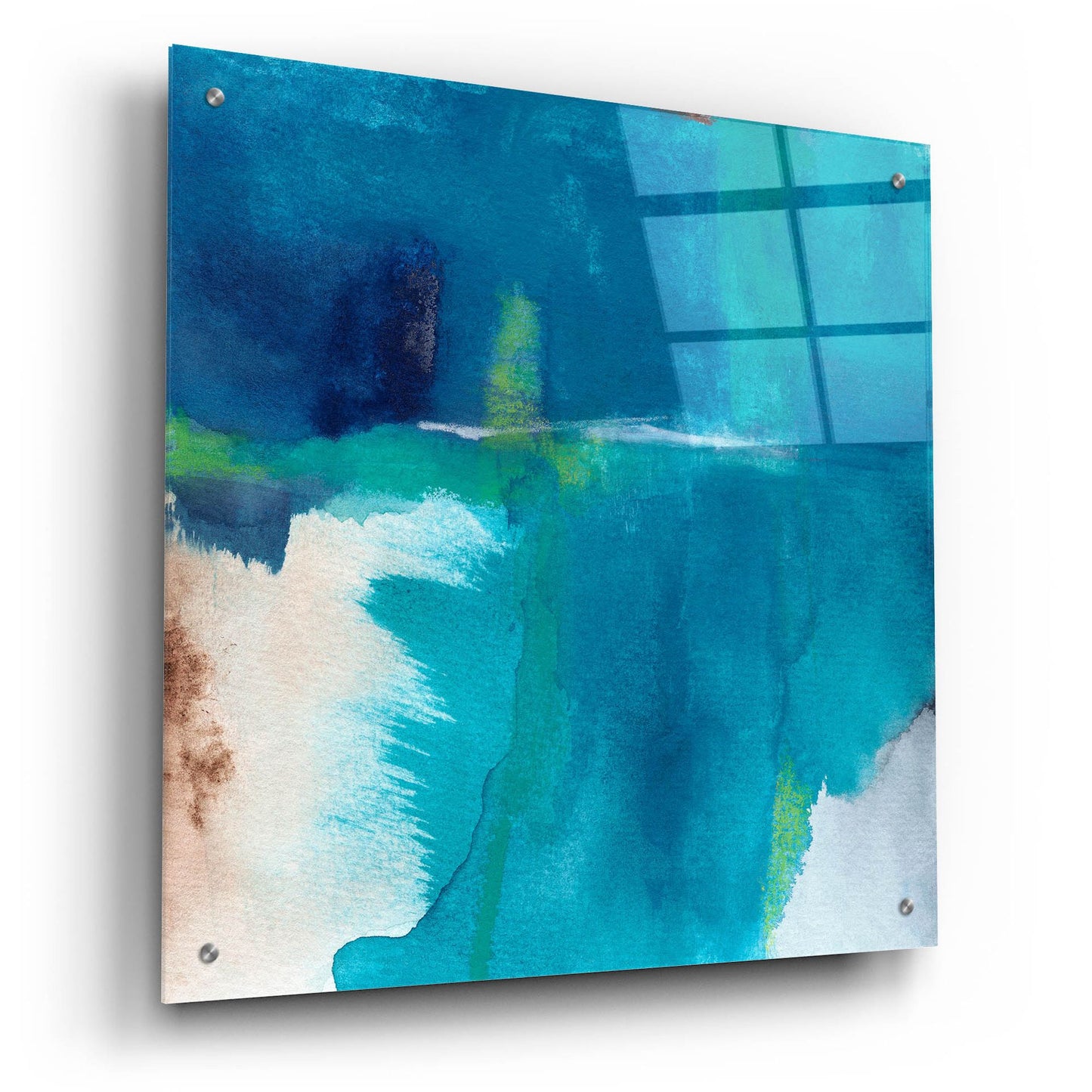 Epic Art 'Momentum' by Michelle Oppenheimer, Acrylic Glass Wall Art,24x24