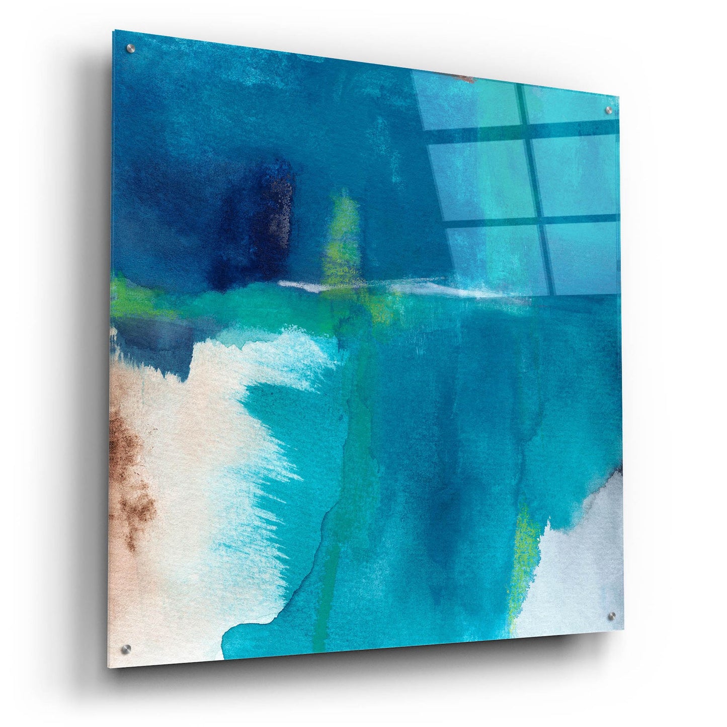 Epic Art 'Momentum' by Michelle Oppenheimer, Acrylic Glass Wall Art,36x36