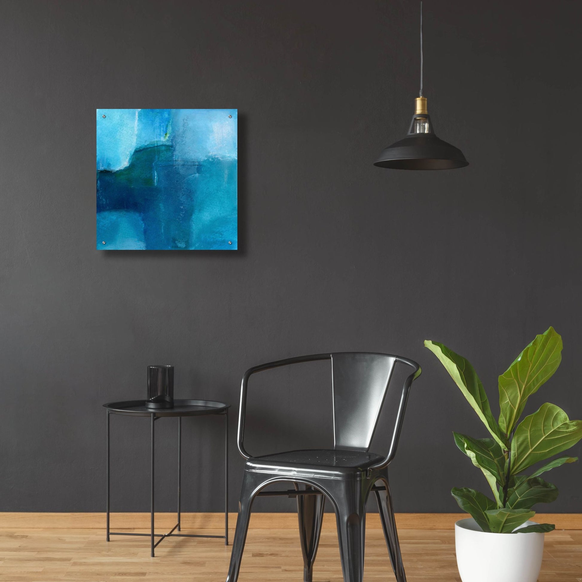 Epic Art 'Ocean No 4' by Michelle Oppenheimer, Acrylic Glass Wall Art,24x24