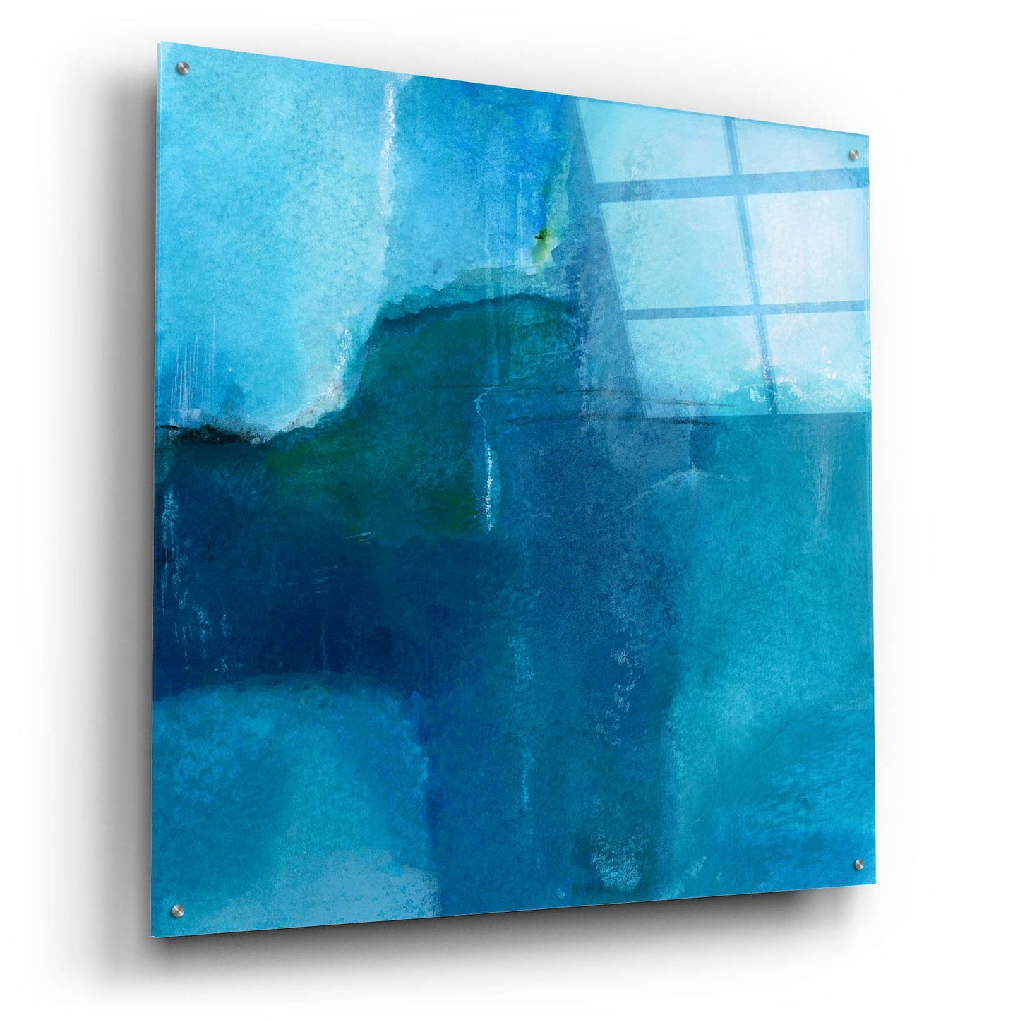 Epic Art 'Ocean No 4' by Michelle Oppenheimer, Acrylic Glass Wall Art,36x36
