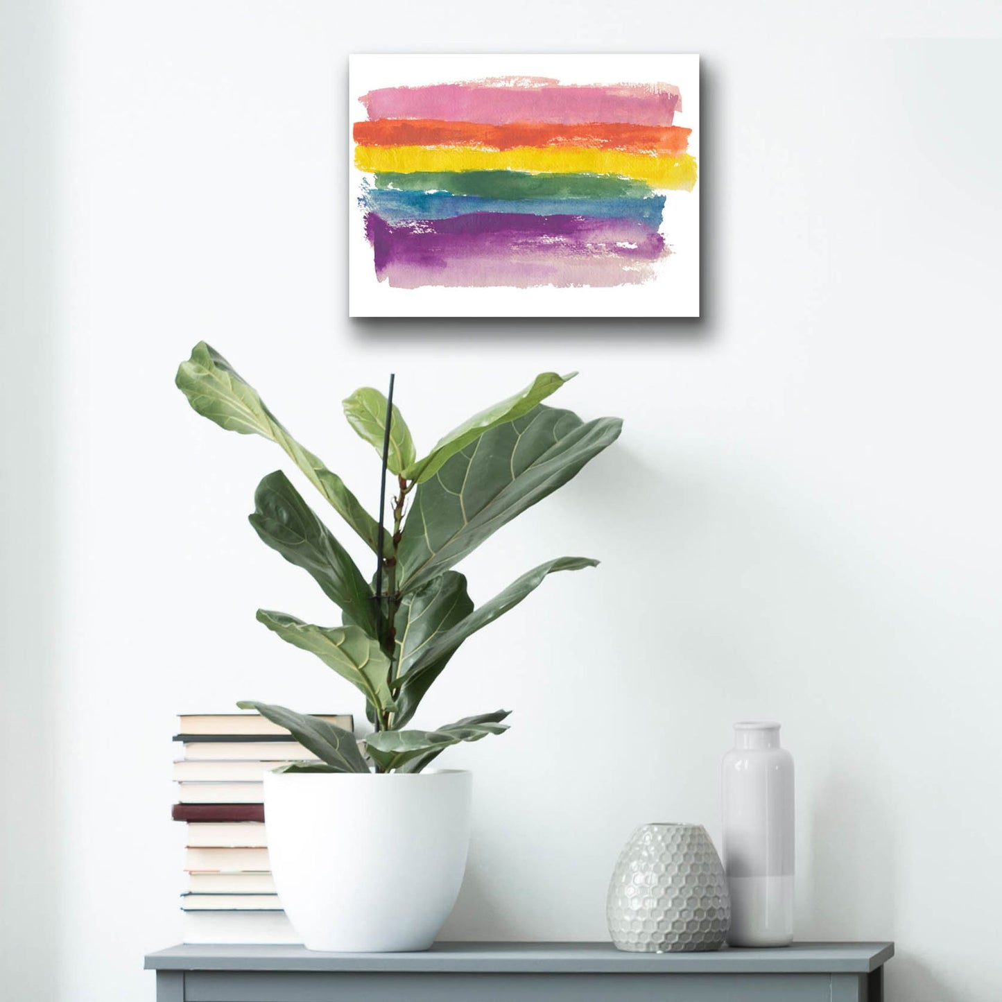 Epic Art 'Be You' by Michelle Oppenheimer, Acrylic Glass Wall Art,16x12