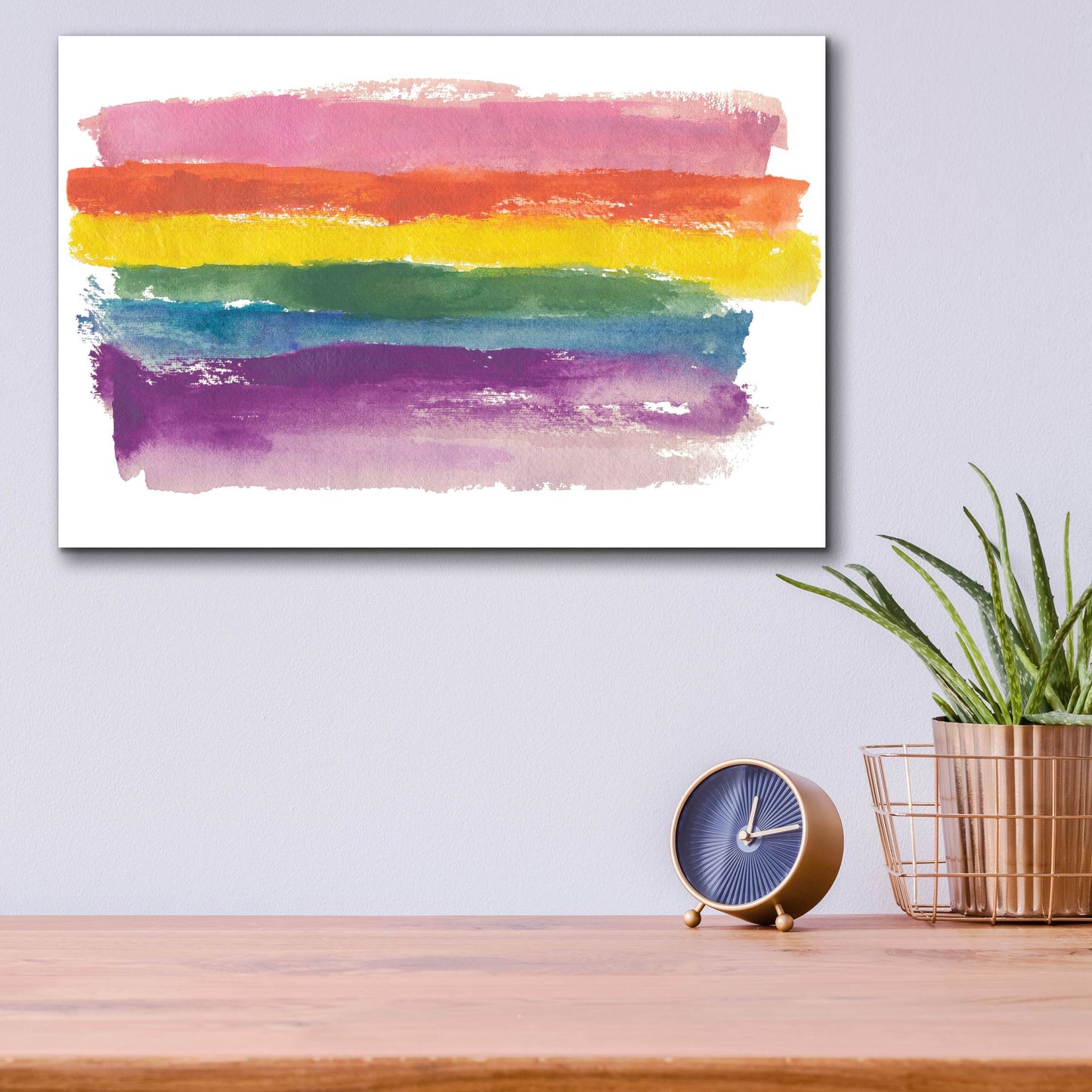 Epic Art 'Be You' by Michelle Oppenheimer, Acrylic Glass Wall Art,16x12
