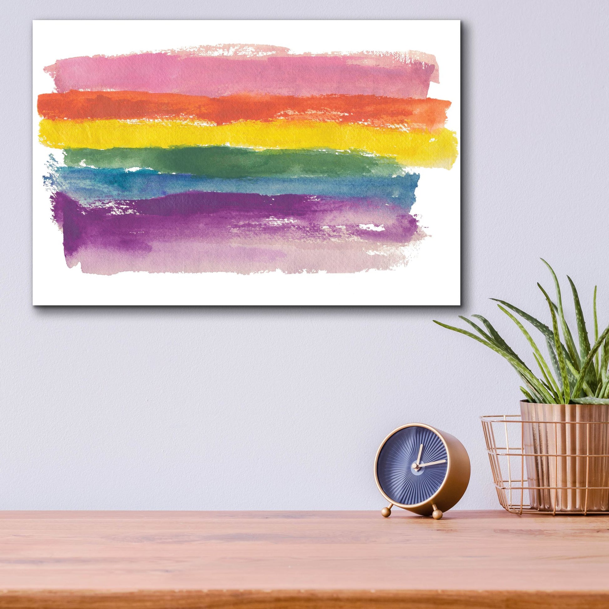 Epic Art 'Be You' by Michelle Oppenheimer, Acrylic Glass Wall Art,16x12