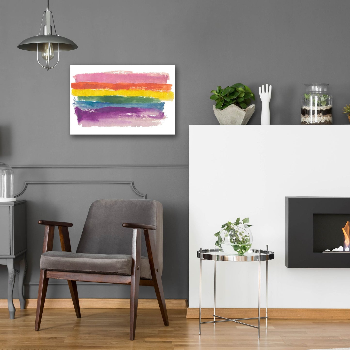 Epic Art 'Be You' by Michelle Oppenheimer, Acrylic Glass Wall Art,24x16