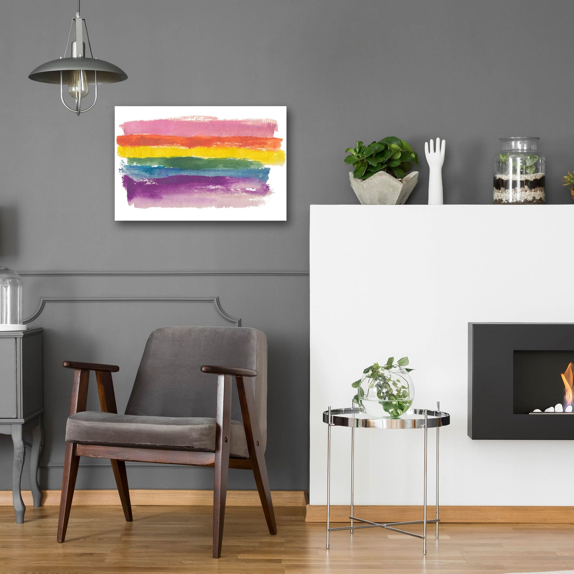 Epic Art 'Be You' by Michelle Oppenheimer, Acrylic Glass Wall Art,24x16