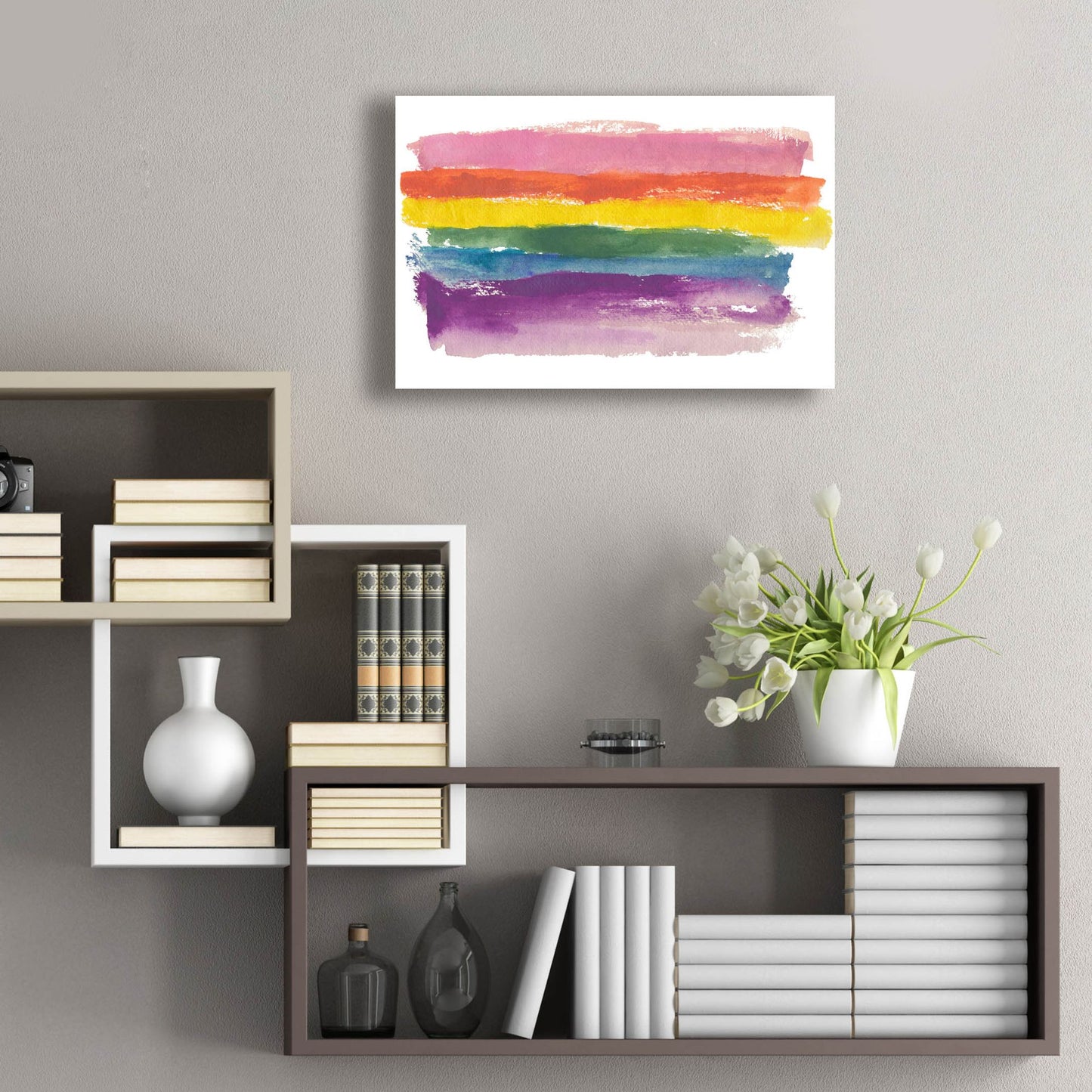 Epic Art 'Be You' by Michelle Oppenheimer, Acrylic Glass Wall Art,24x16