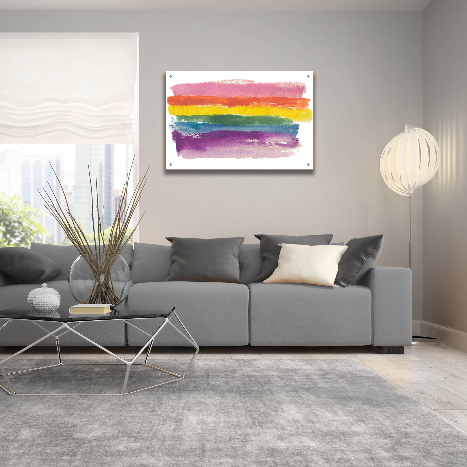 Epic Art 'Be You' by Michelle Oppenheimer, Acrylic Glass Wall Art,36x24