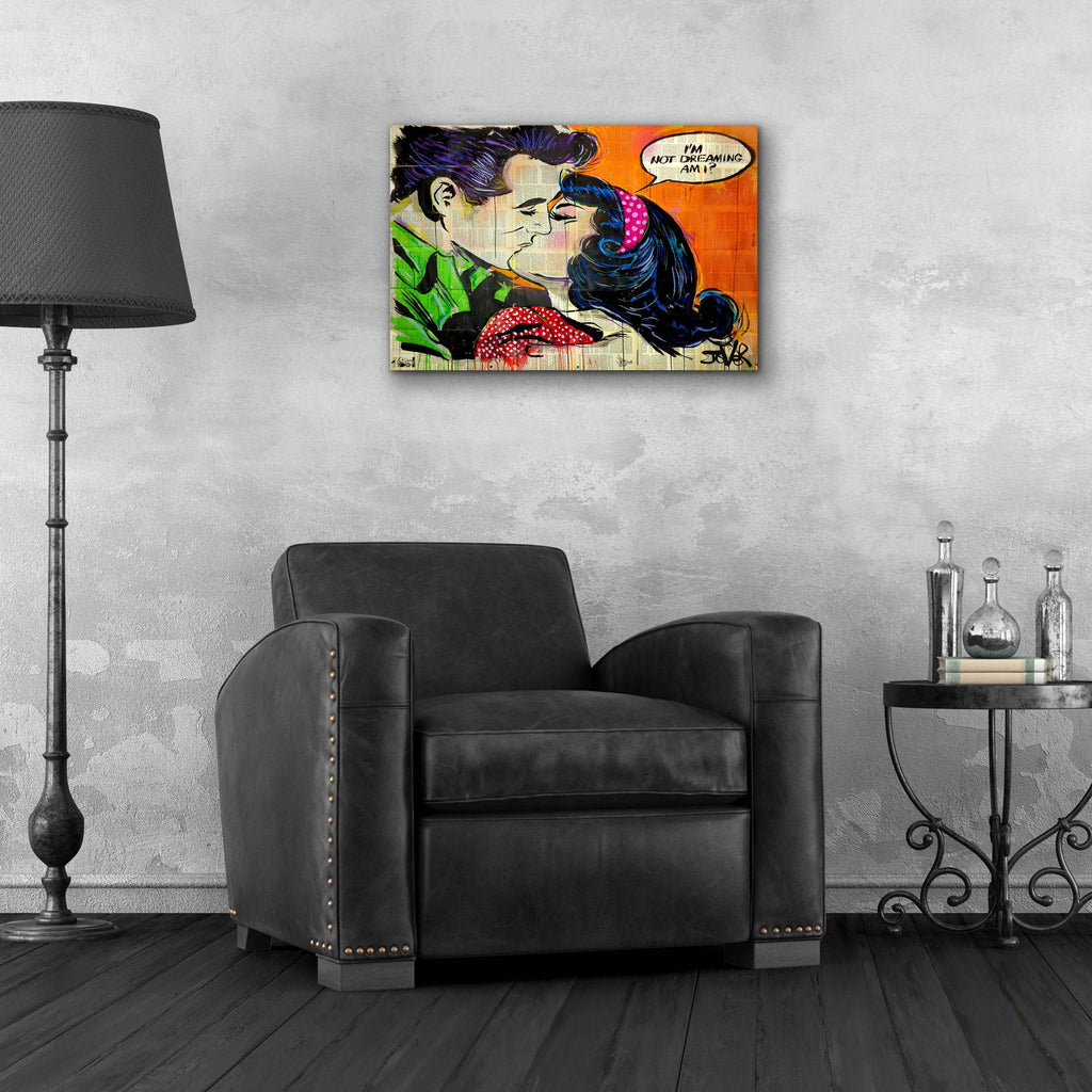 Epic Art 'Pop Dreamin' by Loui Jover, Acrylic Glass Wall Art,24x16