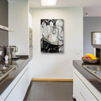 Epic Art 'Pop Kiss' by Loui Jover, Acrylic Glass Wall Art,24x36