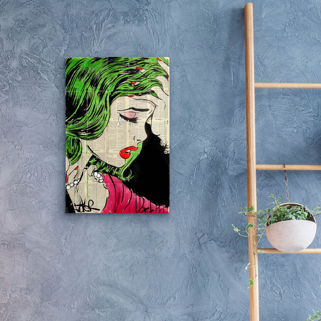 Epic Art 'Pop Princess' by Loui Jover, Acrylic Glass Wall Art,16x24