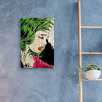 Epic Art 'Pop Princess' by Loui Jover, Acrylic Glass Wall Art,16x24