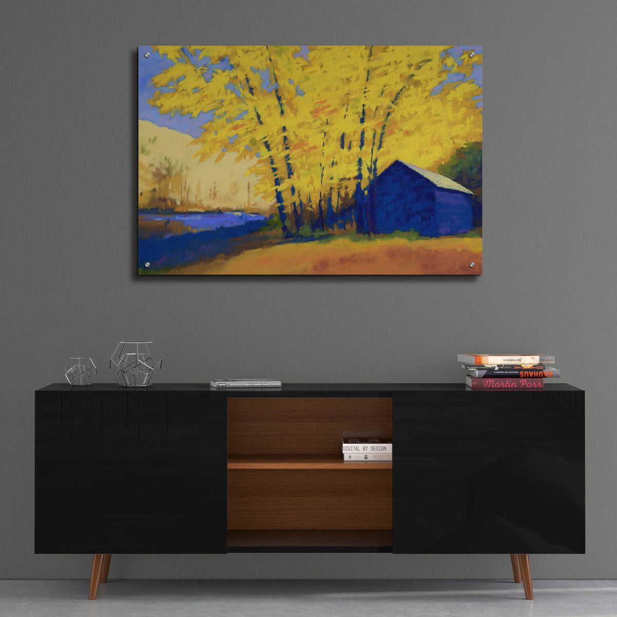 Epic Art 'Hartmans Place' by Mike Kelly, Acrylic Glass Wall Art,36x24