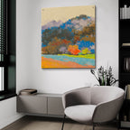Epic Art 'Fox Farm Woods 3' by Mike Kelly, Acrylic Glass Wall Art,36x36