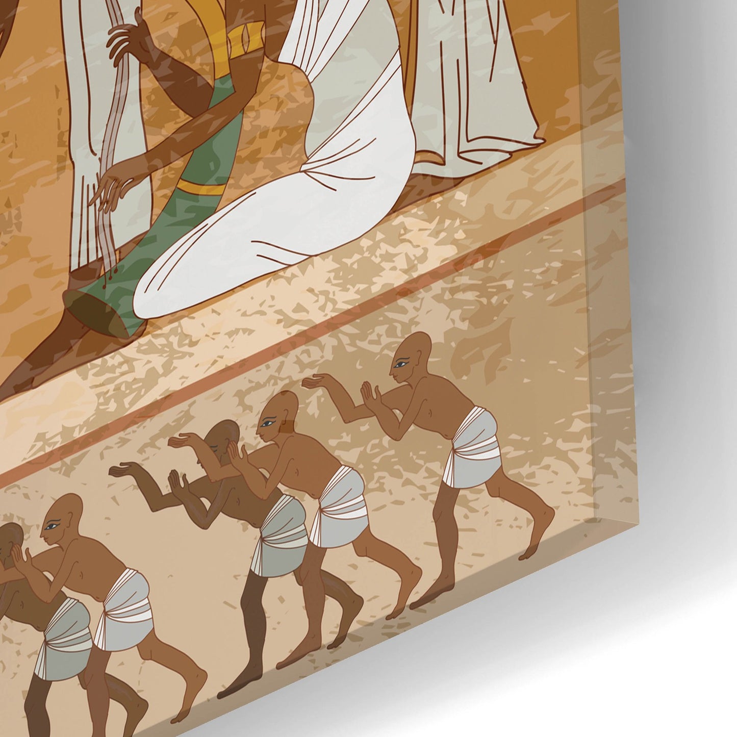 Epic Art 'Ancient Egypt Art' by Epic Portfolio, Acrylic Glass Wall Art,24x12