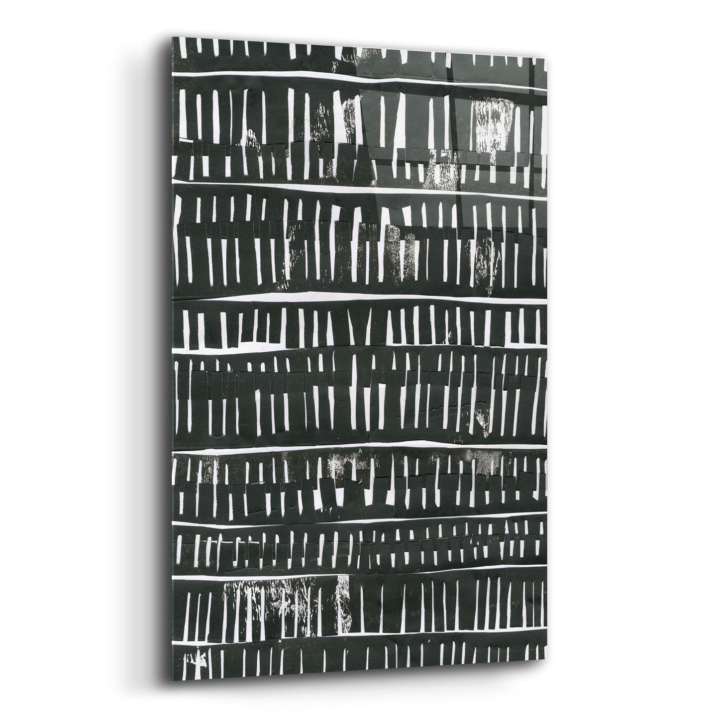 Epic Art 'Black Collage' by Morioke, Acrylic Glass Wall Art,12x16