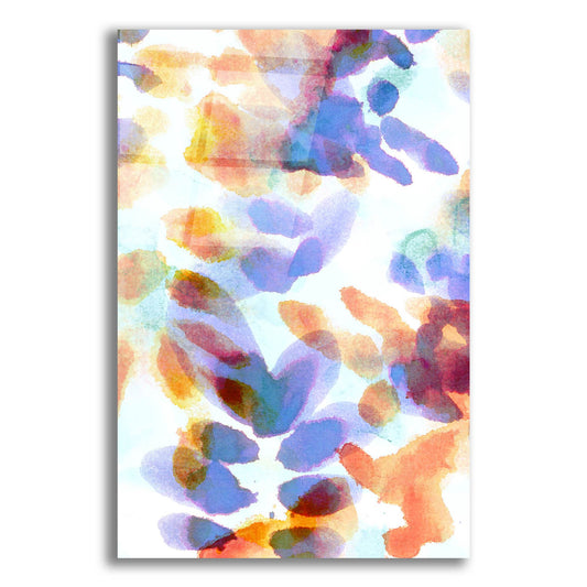 Epic Art 'Bloom Indigo' by Morioke, Acrylic Glass Wall Art