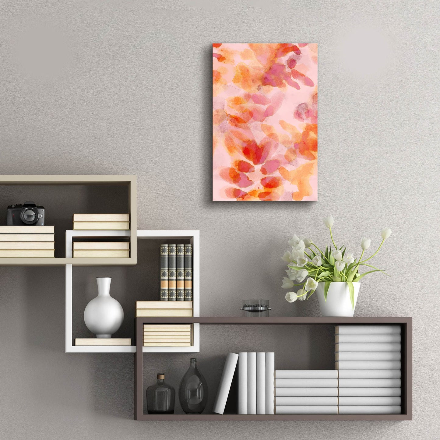 Epic Art 'Bloom Rose' by Morioke, Acrylic Glass Wall Art,16x24