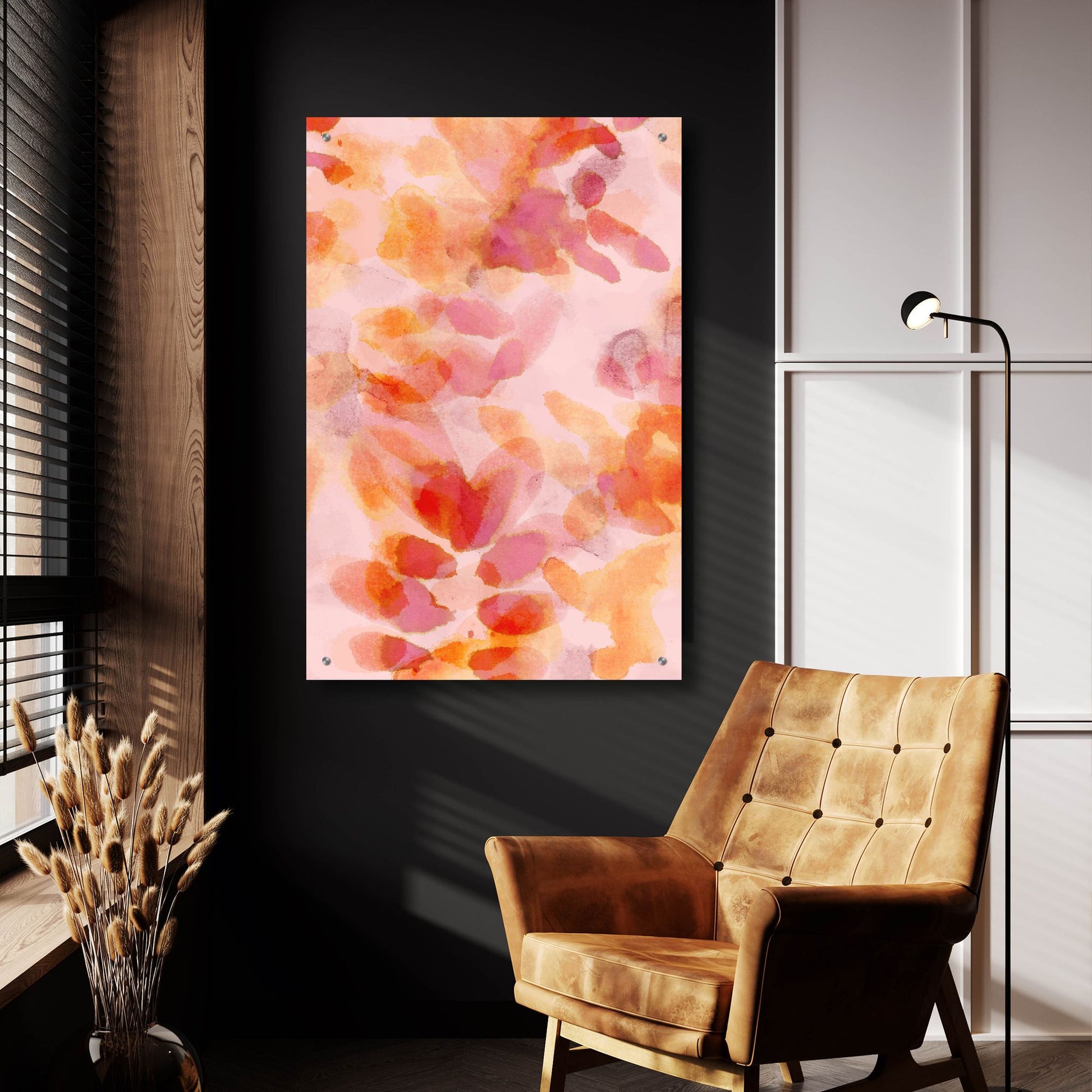 Epic Art 'Bloom Rose' by Morioke, Acrylic Glass Wall Art,24x36