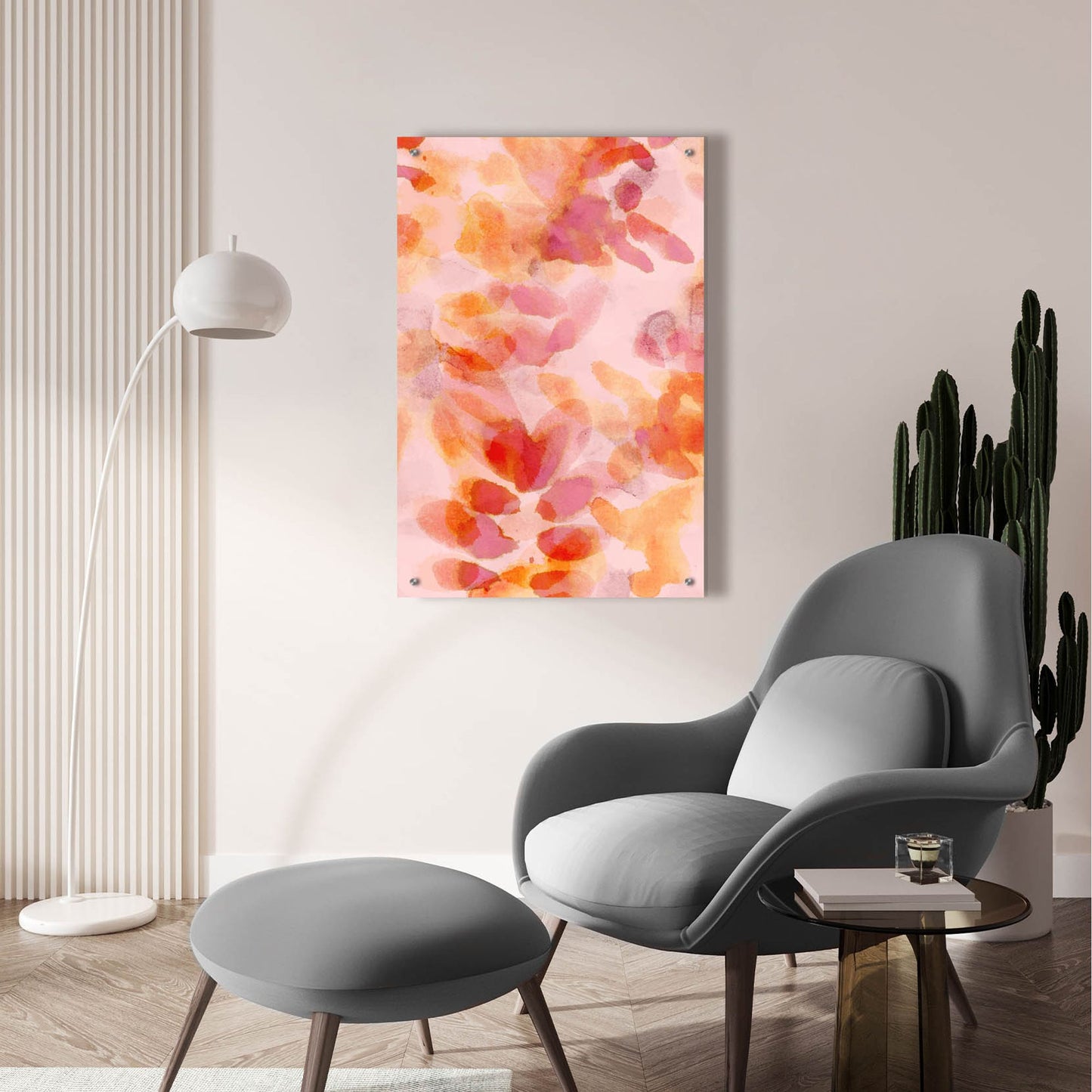 Epic Art 'Bloom Rose' by Morioke, Acrylic Glass Wall Art,24x36