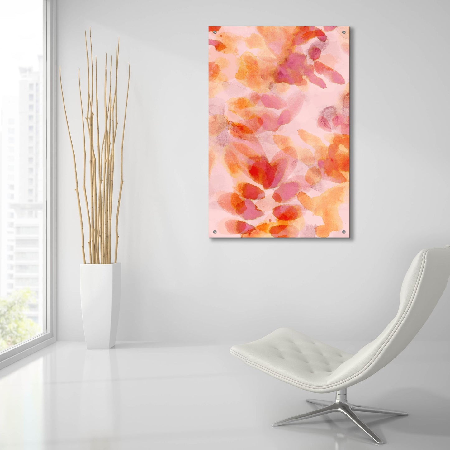 Epic Art 'Bloom Rose' by Morioke, Acrylic Glass Wall Art,24x36