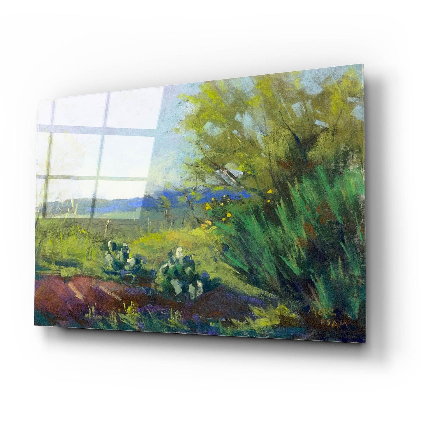 Epic Art 'Above San Angelo' by Nancie King Mertz, Acrylic Glass Wall Art,24x16