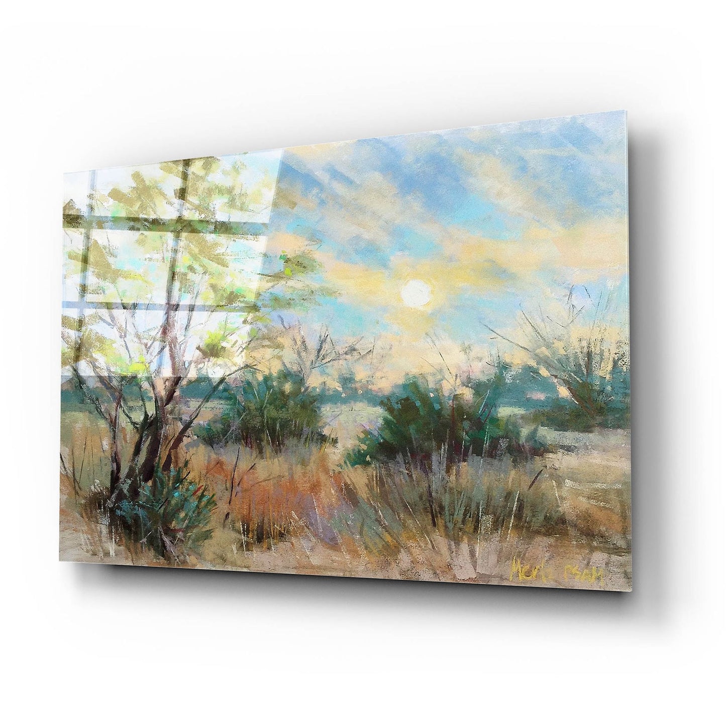 Epic Art 'Texas Sunrise' by Nancie King Mertz, Acrylic Glass Wall Art,24x16