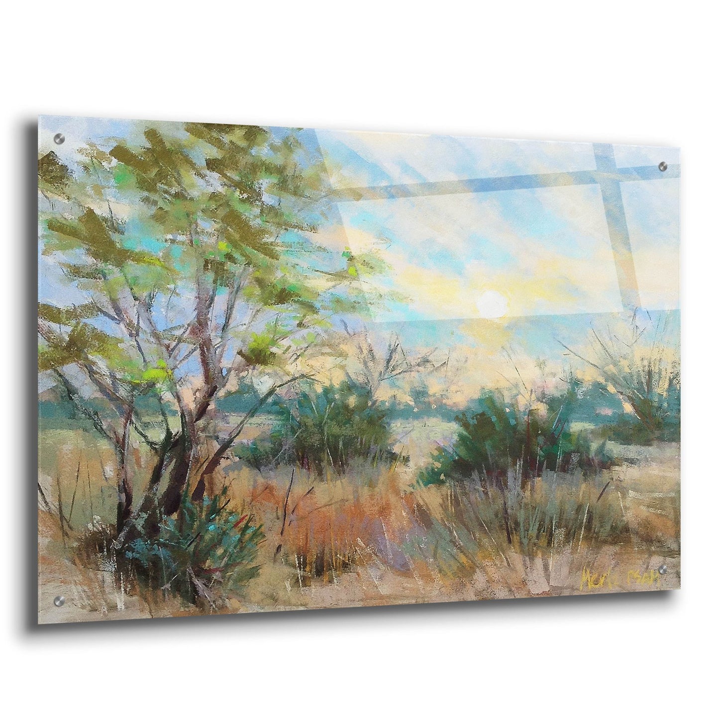 Epic Art 'Texas Sunrise' by Nancie King Mertz, Acrylic Glass Wall Art,36x24