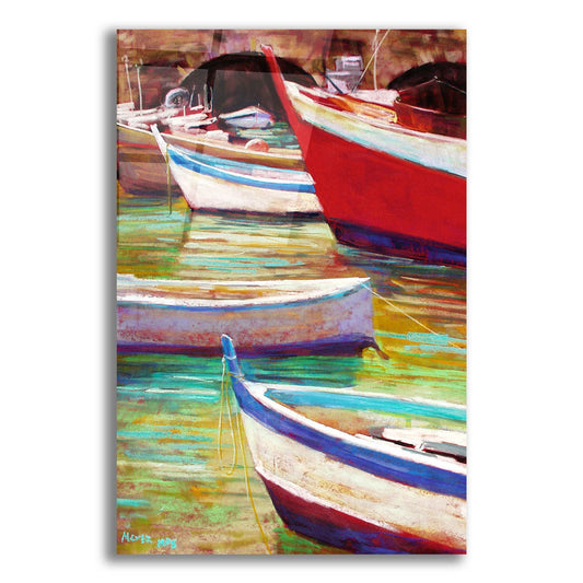Epic Art 'Colors Of Camogli' by Nancie King Mertz, Acrylic Glass Wall Art