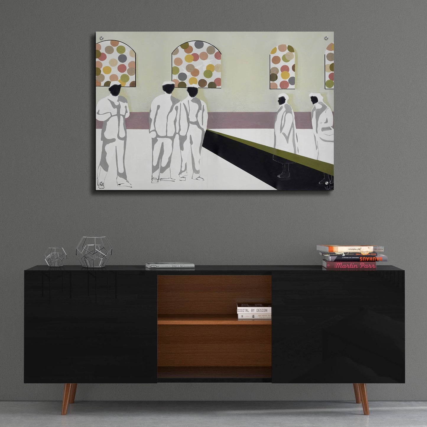 Epic Art 'The Market' by Incado, Acrylic Glass Wall Art,36x24