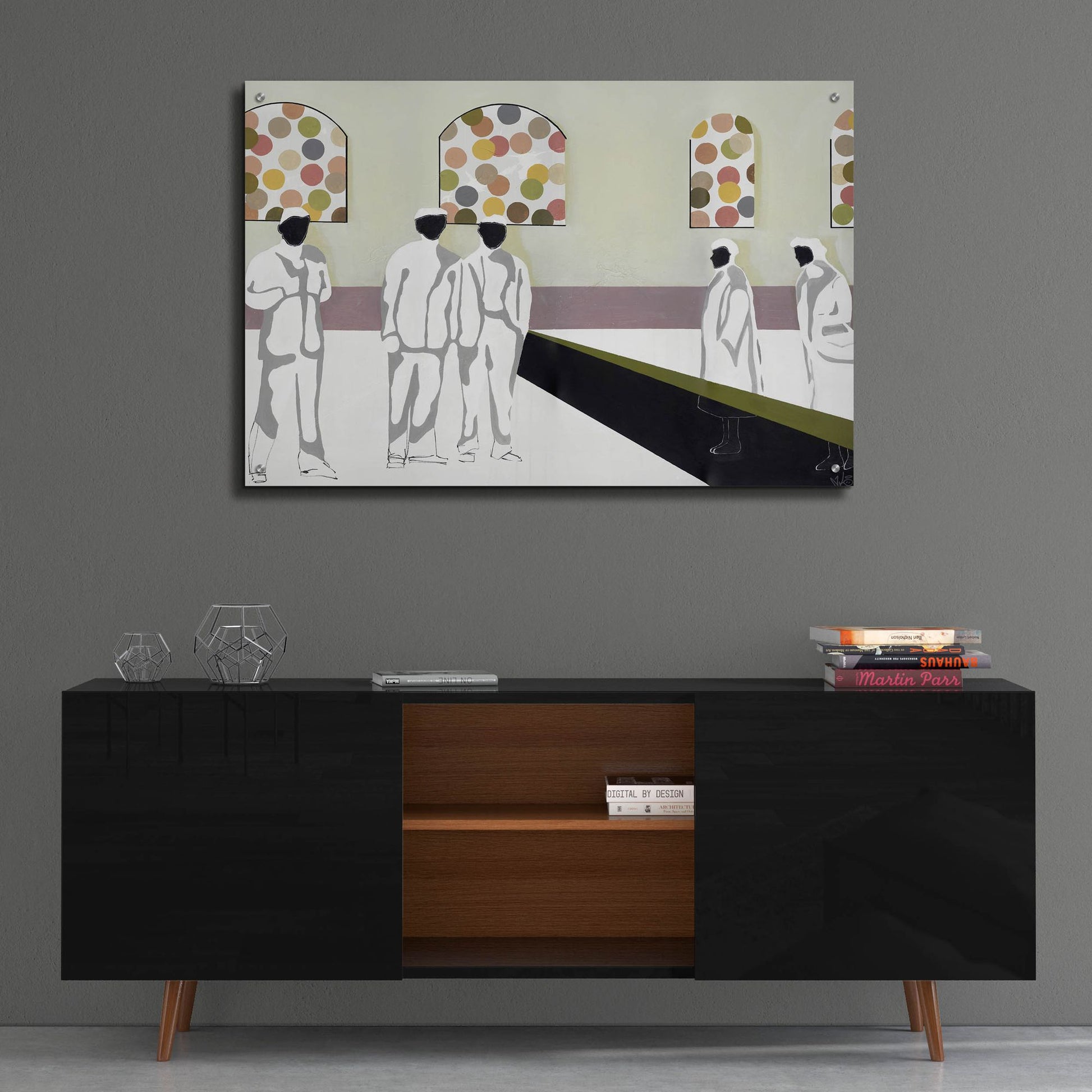 Epic Art 'The Market' by Incado, Acrylic Glass Wall Art,36x24