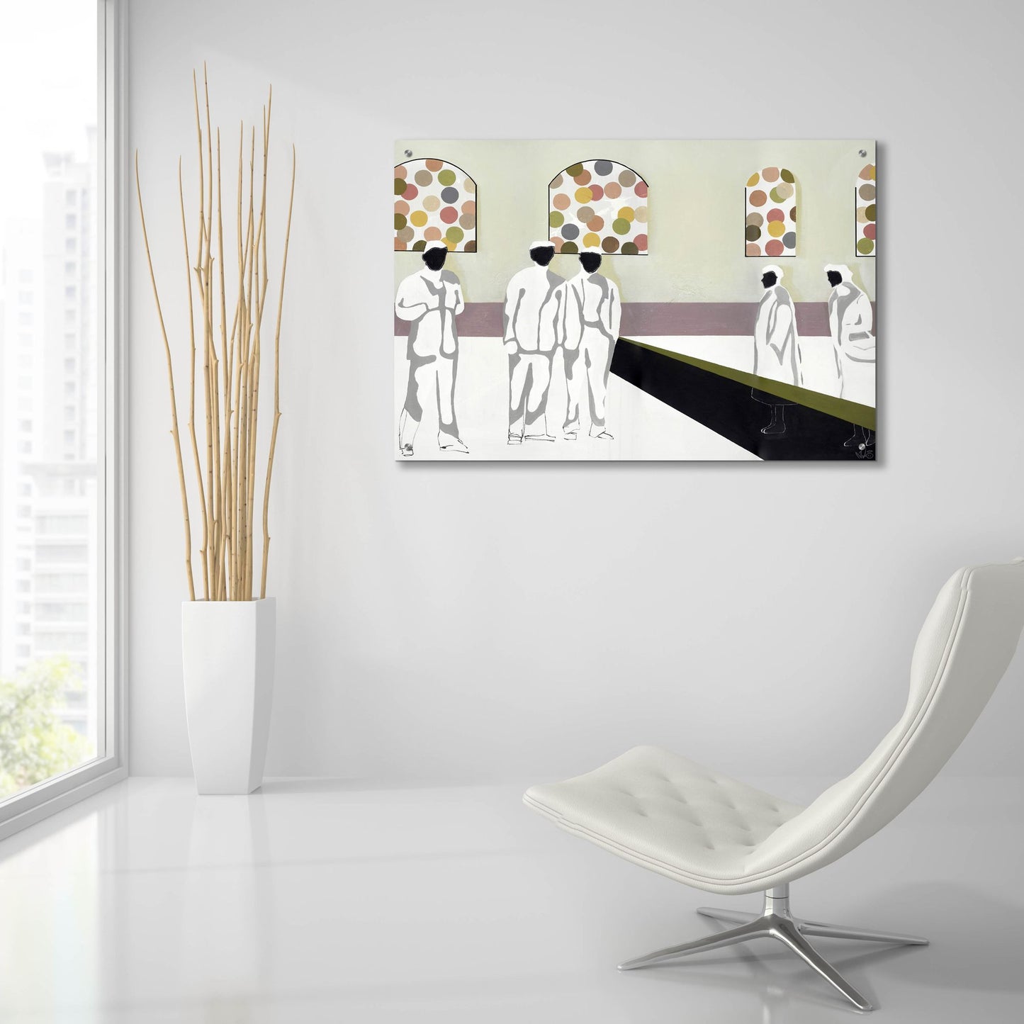 Epic Art 'The Market' by Incado, Acrylic Glass Wall Art,36x24