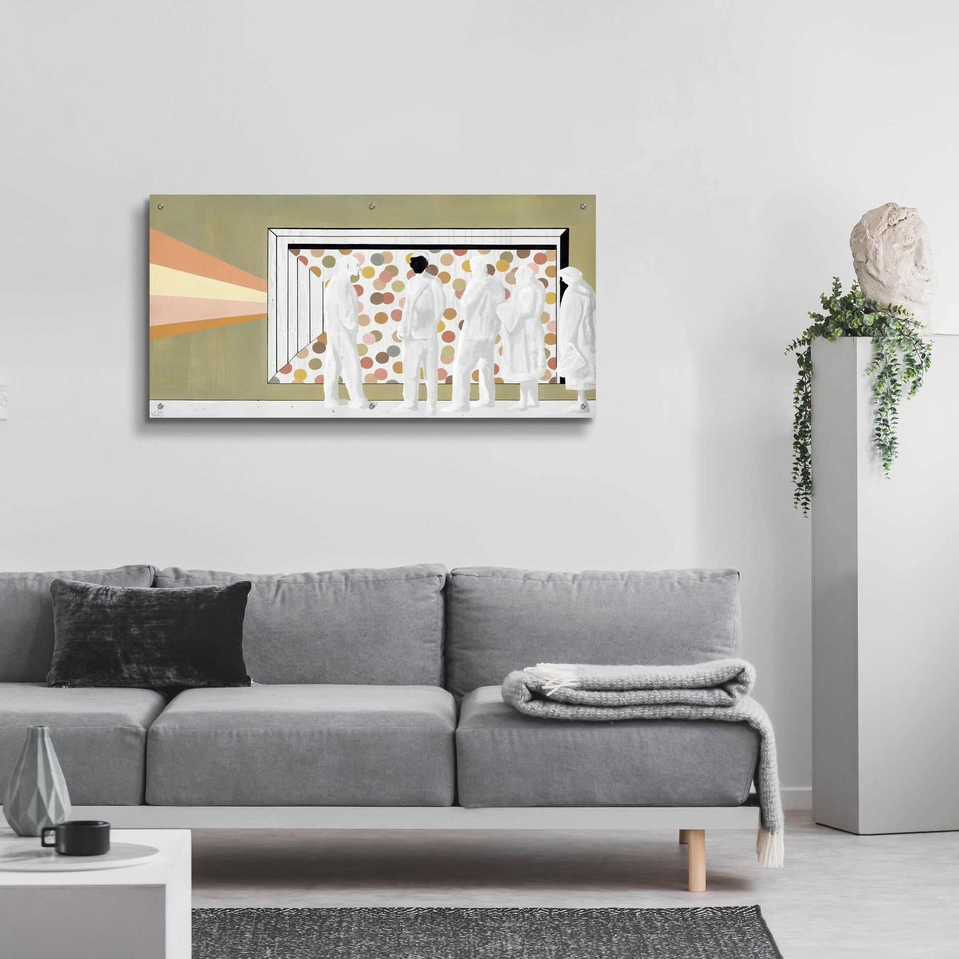 Epic Art 'The Lineup' by Incado, Acrylic Glass Wall Art,48x24