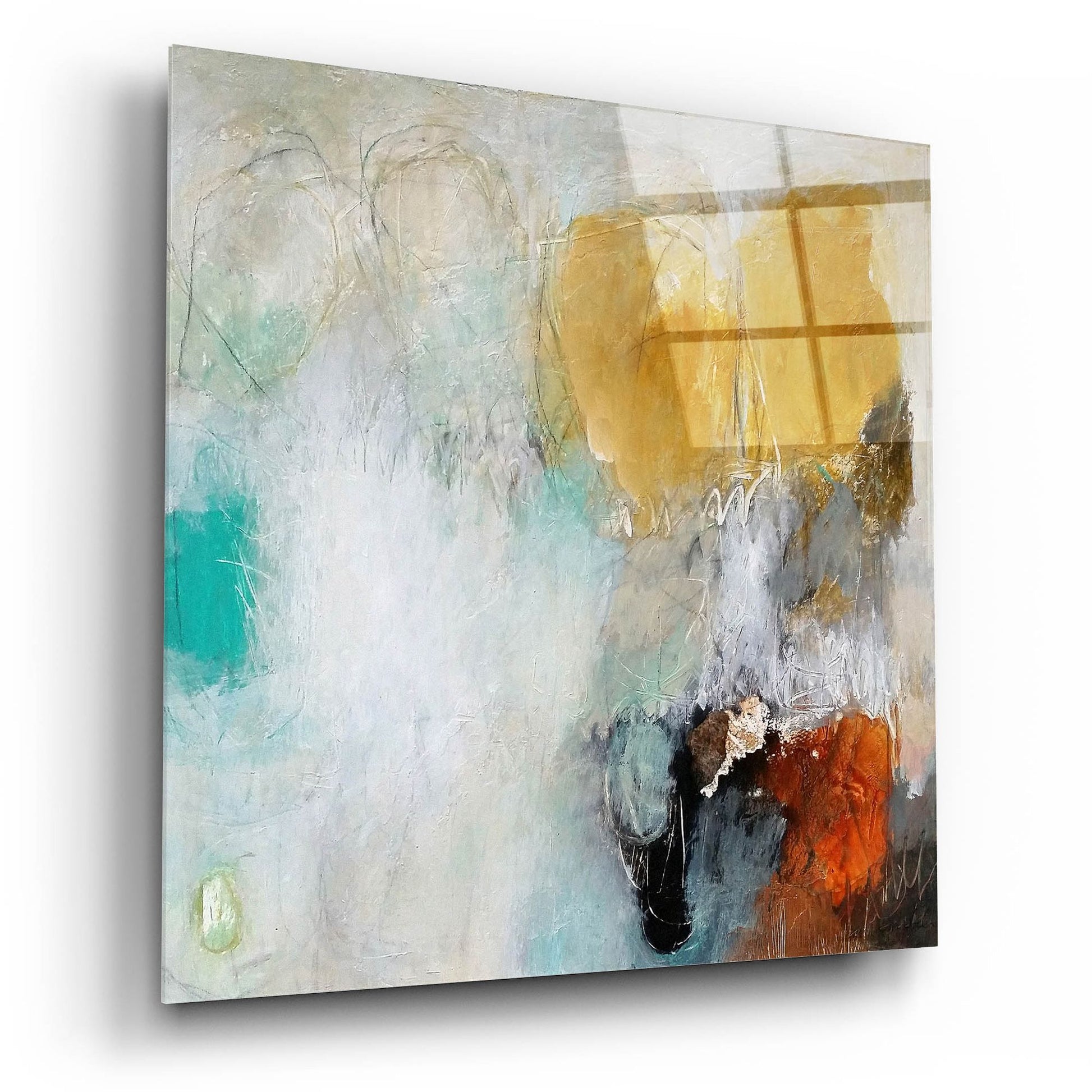 Epic Art 'Fears Burn Down' by Nicole Hoeft, Acrylic Glass Wall Art,12x12