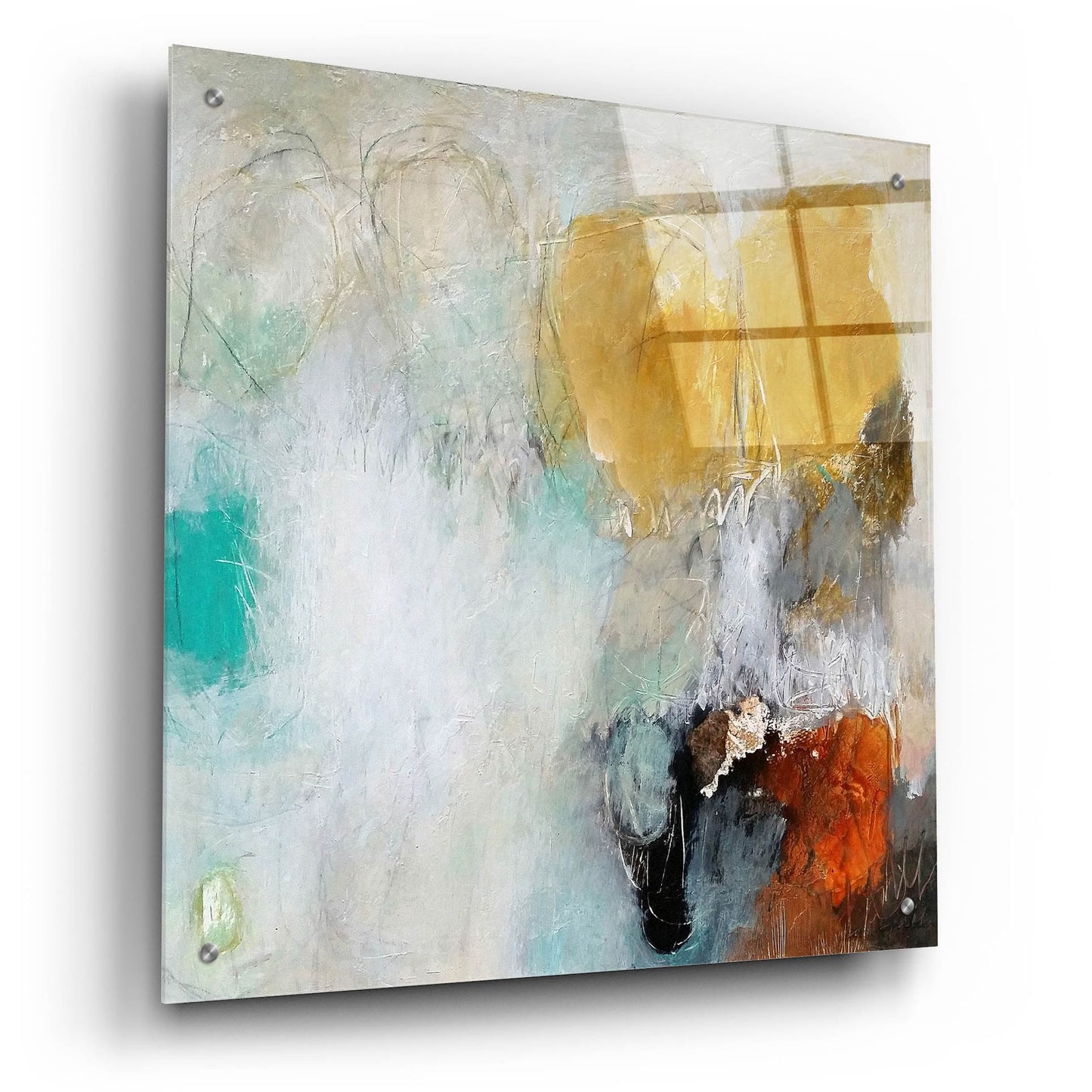Epic Art 'Fears Burn Down' by Nicole Hoeft, Acrylic Glass Wall Art,24x24