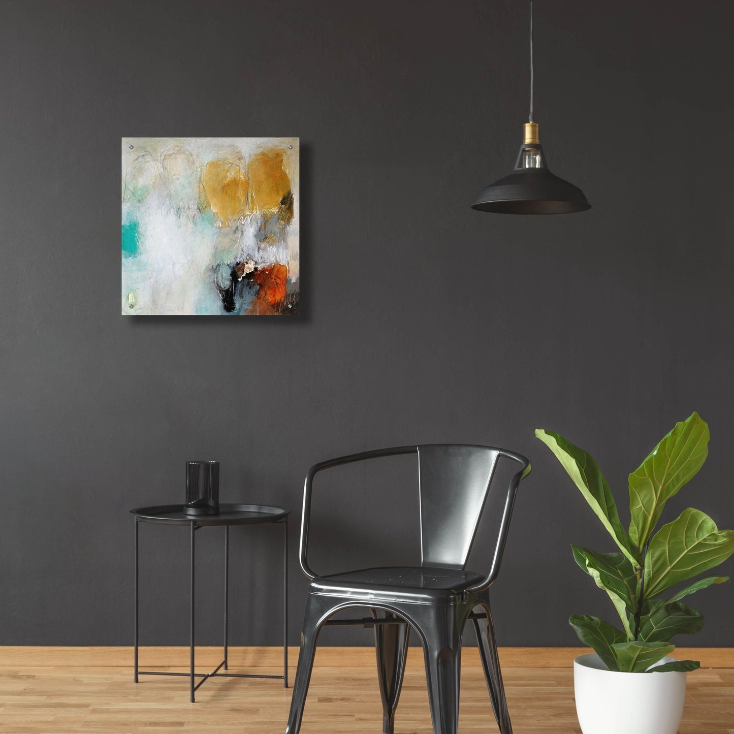 Epic Art 'Fears Burn Down' by Nicole Hoeft, Acrylic Glass Wall Art,24x24